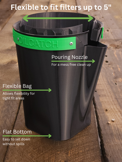 Large Oilcatch - Up to 5" Filters image 1