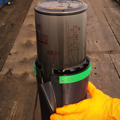 Large Oilcatch - Up to 5" Filters image 0